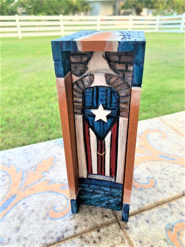 Custom Wooden Puerto Rico Domino Sets made from Caoba