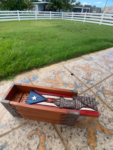 Puerto Rico Wooden Domino Set