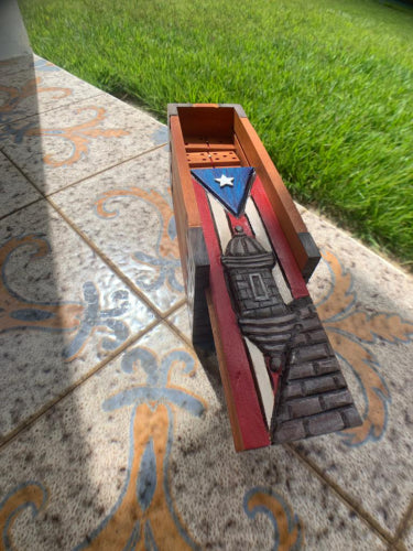 Puerto Rico Wooden Domino Set