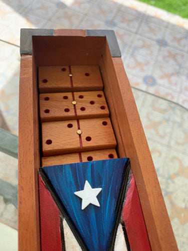 Puerto Rico Wooden Domino Set