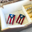 Mi Bandera Caoba/Mahogany Earrings